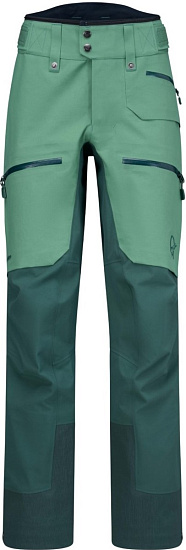 Брюки женские Norrona Lofoten Gore-Tex Pro Dark Ivy - Фото 1 большая