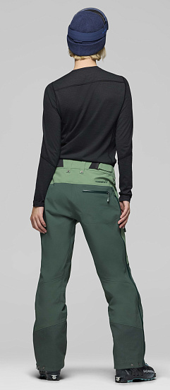 Брюки женские Norrona Lofoten Gore-Tex Pro Dark Ivy - Фото 3 большая
