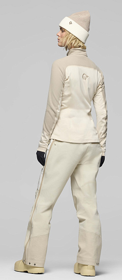 Брюки женские Norrona Lofoten Gore-Tex Pro Whisper White - Фото 3 большая