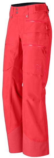 Брюки женские Norrona Lofoten Gore-Tex Insulated Watermelon - Фото 5 большая