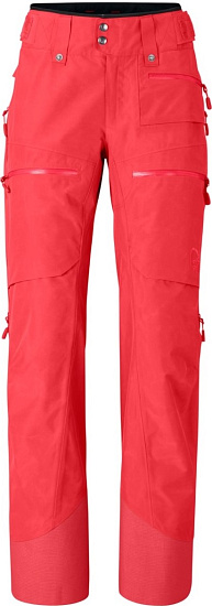 Брюки женские Norrona Lofoten Gore-Tex Insulated Watermelon - Фото 1 большая