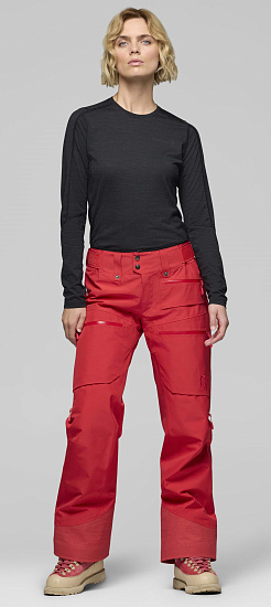 Брюки женские Norrona Lofoten Gore-Tex Insulated Watermelon - Фото 2 большая