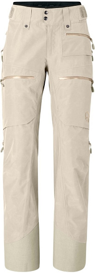 Брюки женские Norrona Lofoten Gore-Tex Insulated Oatmeal - Фото 1 большая