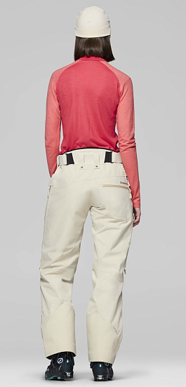 Брюки женские Norrona Lofoten Gore-Tex Insulated Oatmeal - Фото 4 большая