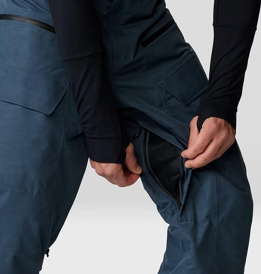 Брюки мужские Mountain Hardwear Cloud Bank Gtx Moon Blue - Фото 8 большая