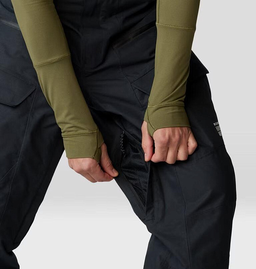 Брюки мужские Mountain Hardwear Cloud Bank Black - Фото 8 большая
