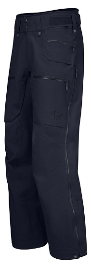 Брюки мужские Norrona Lofoten Gore-Tex Pro Caviar Black - Фото 5 большая