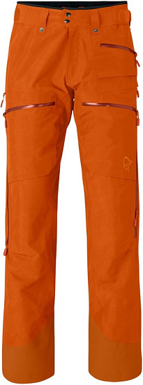 Брюки мужские Norrona Lofoten Gore-Tex Insulated Gold Flame - Фото 1 большая