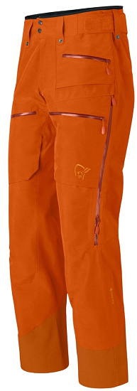 Брюки мужские Norrona Lofoten Gore-Tex Insulated Gold Flame - Фото 6 большая