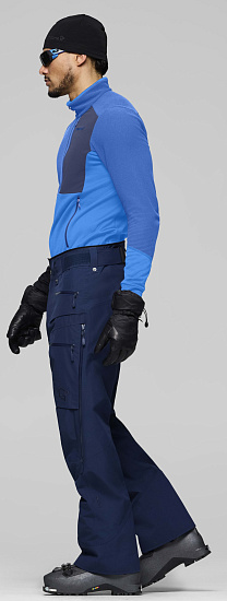 Брюки мужские Norrona Lofoten Gore-Tex Insulated Indigo Night - Фото 3 большая