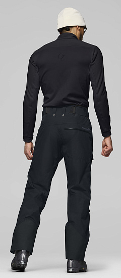 Брюки мужские Norrona Lofoten Gore-Tex Insulated Caviar Black - Фото 3 большая