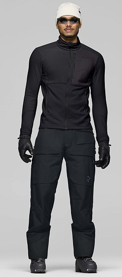 Брюки мужские Norrona Lofoten Gore-Tex Insulated Caviar Black - Фото 4 большая