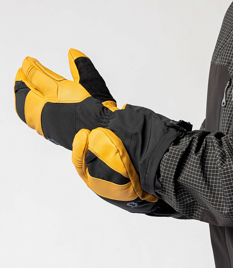 Варежки Scott Explorair Alpine Natural Brown/Black - Фото 7 большая