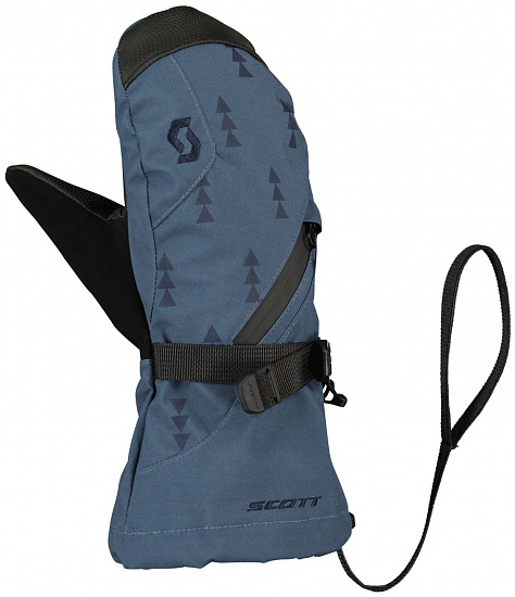 Варежки детские Scott Ultimate Premium Metal Blue/Dark Blue - Фото 1 большая