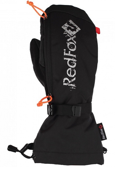 Варежки Red Fox Zip THL II Черный - Фото 1 большая