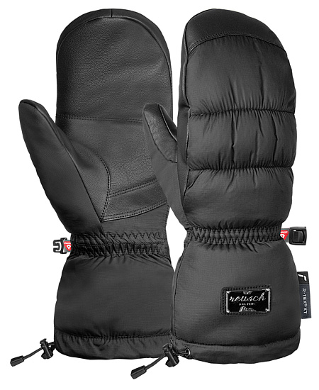 Варежки женские Reusch Puffy R-Tex XT Mitten Black - Фото 3 большая