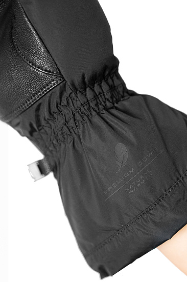 Варежки женские Reusch Yuna Down R-Tex XT Mitten Black - Фото 6 большая