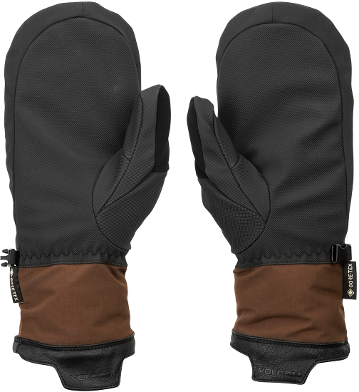 Варежки мужские Volcom Stay Dry Gtx Brown - Фото 2 большая