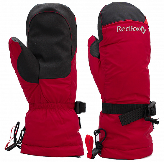Рукавицы пуховые Red Fox K2 Extreme II Dark Red/Black - Фото 1 большая