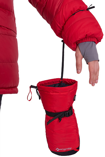 Рукавицы пуховые Red Fox K2 Extreme II Dark Red/Black - Фото 7 большая