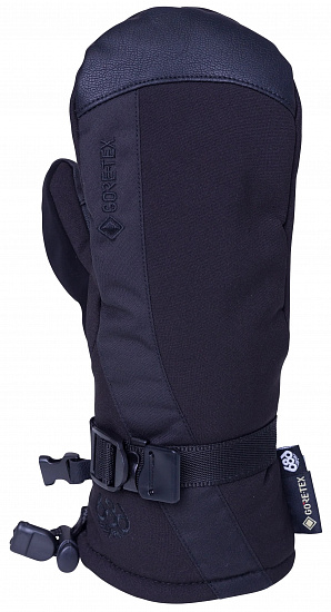 Варежки женские 686 Gore-Tex Linear Mitt Black - Фото 1 большая