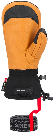 Варежки мужские 686 Leather Linear Natural - Фото 3 большая