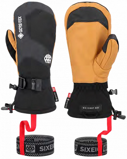 Варежки мужские 686 Leather Linear Natural - Фото 1 большая