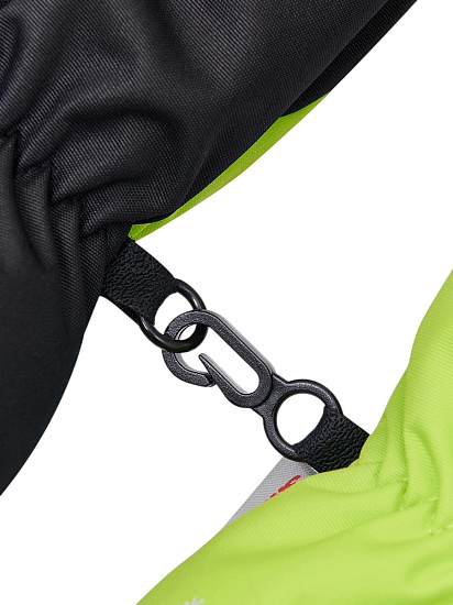 Варежки детские Lassie Luistaa Neon green - Фото 4 большая