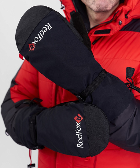Варежки-верхонки Red Fox Pro Shell Чёрный - Фото 9 большая