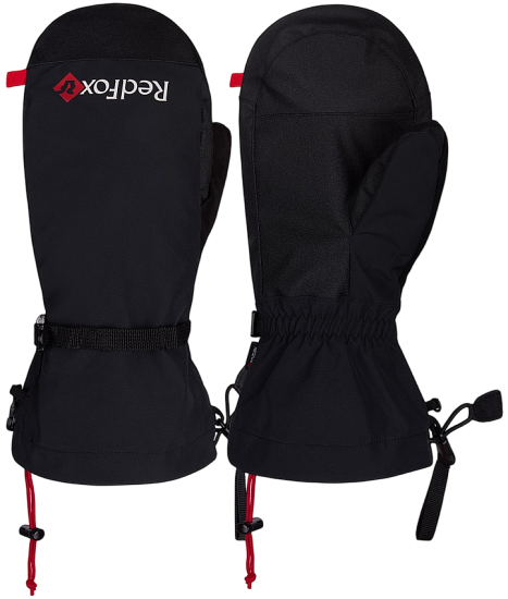 Варежки-верхонки Red Fox Pro Shell Чёрный - Фото 1 большая