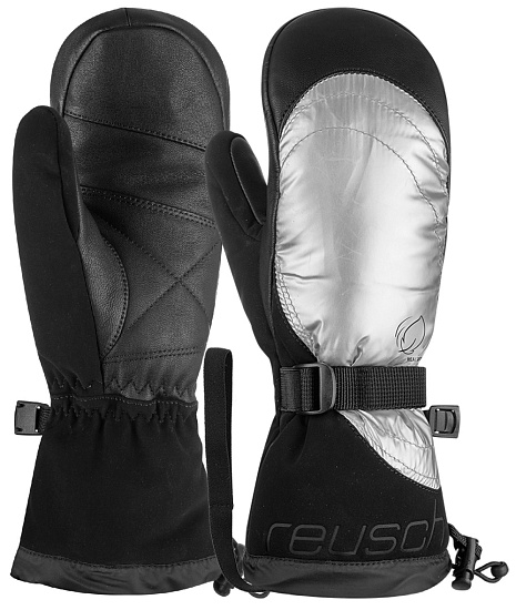 Варежки женские Reusch Yeta Black/Shiny Silver - Фото 3 большая