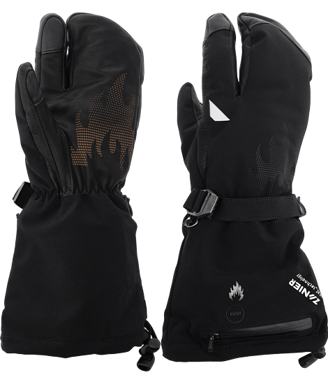 Варежки Zanier Backcountry Heat Stx Schwarz - Фото 1 большая