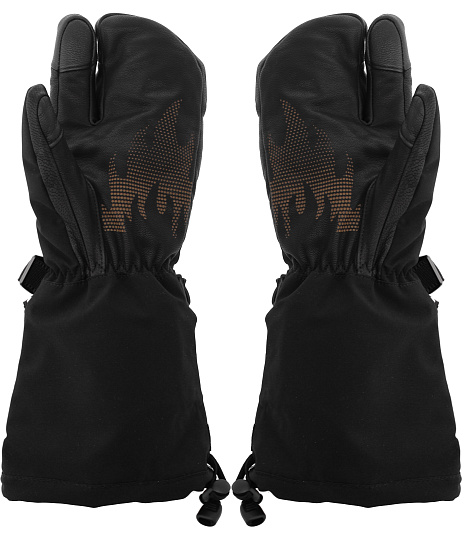 Варежки Zanier Backcountry Heat Stx Schwarz - Фото 2 большая