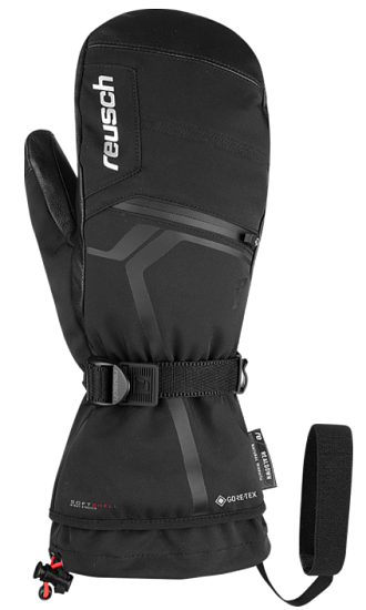 Варежки Reusch Down Spirit GTX Black/Silver - Фото 1 большая