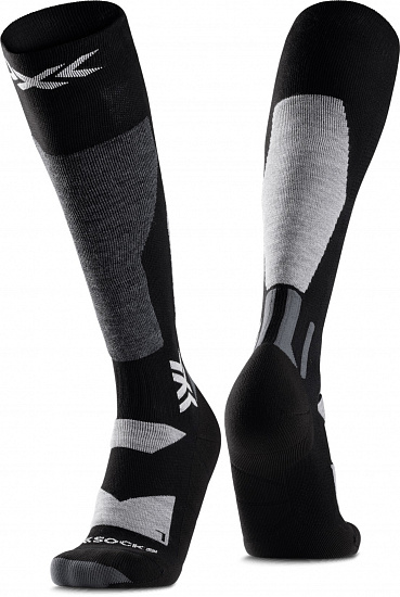 Носки X-Socks Snowboard Discover Otc X Black/Light Grey - Фото 1 большая
