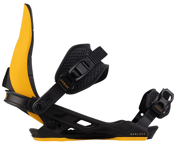 Сноубордические крепления Arbor Hemlock Black/Candle - Фото 3 большая