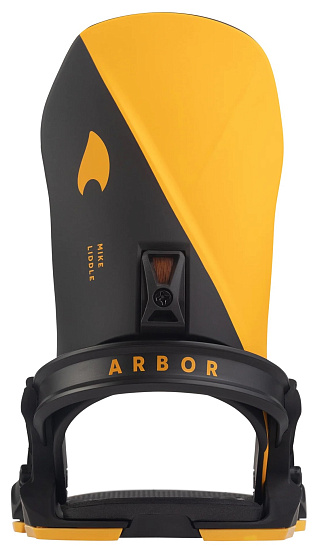 Сноубордические крепления Arbor Hemlock Black/Candle - Фото 4 большая
