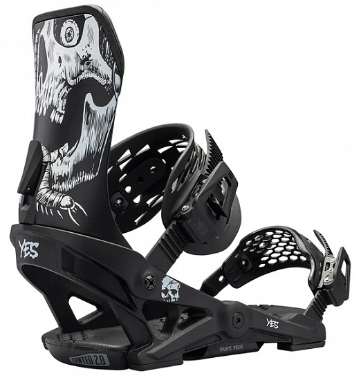 Сноубордические крепления YES Select Kowalchuk Black - Фото 1 большая