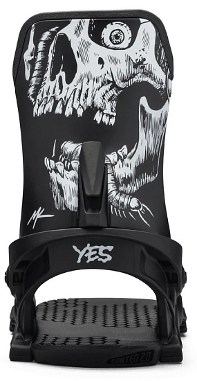 Сноубордические крепления YES Select Kowalchuk Black - Фото 2 большая