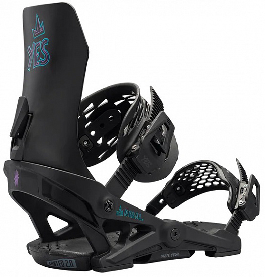 Сноубордические крепления женские YES Rebel Black - Фото 1 большая