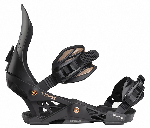 Сноубордические крепления женские Jones Aurora Eclipse Black - Фото 4 большая