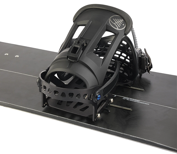 Крепления для сплитборда мужские Burton Hitchhiker Black - Фото 2 большая