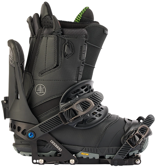 Крепления для сплитборда мужские Burton Hitchhiker Black - Фото 3 большая