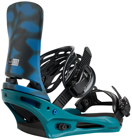 Сноубордические крепления мужские Burton Cartel Evergreen Shatter - Фото 1 большая