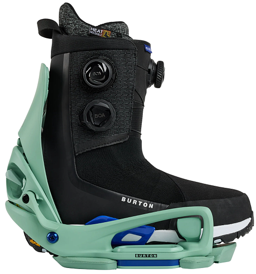 Сноубордические крепления мужские Burton Cartel X Est Step On Soft Sage - Фото 2 большая
