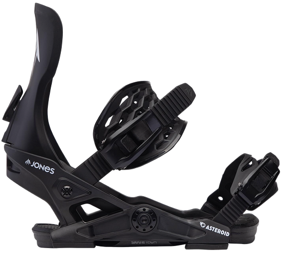 Сноубордические крепления Jones Asteroid Eclipse Black - Фото 2 большая