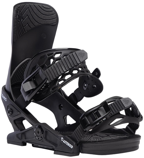 Сноубордические крепления Jones Asteroid Eclipse Black - Фото 4 большая