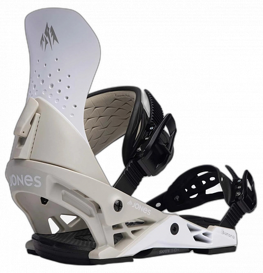 Сноубордические крепления женские Jones Aurora White Mineral - Фото 1 большая
