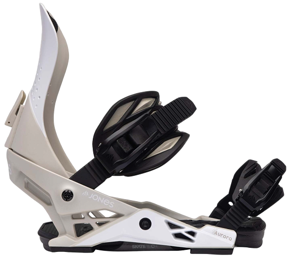 Сноубордические крепления женские Jones Aurora White Mineral - Фото 3 большая
