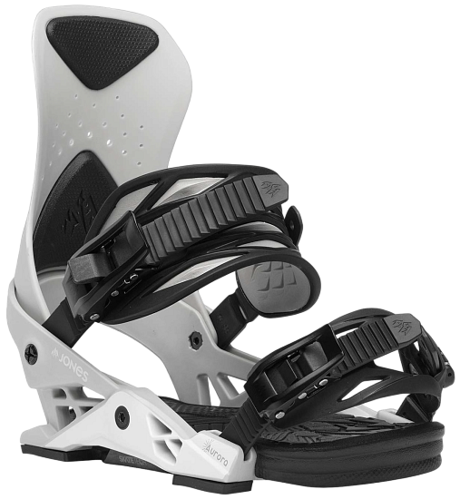 Сноубордические крепления женские Jones Aurora White Mineral - Фото 4 большая